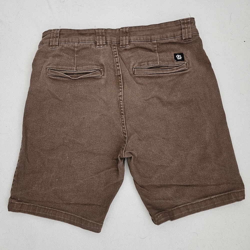 Zara Jeans Shorts Mens STRETCH Size 34. Brown Color. - Picture 3 of 9